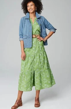 J.Jill Sleeveless Tiered Maxi Dress | Jjill-Women Dresses