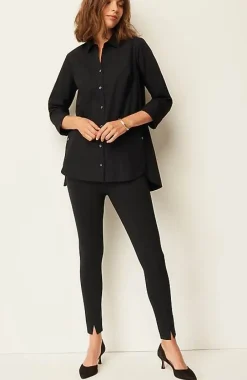 J.Jill Slit-Hem Ponte Leggings | Jjill-Women Pants & Jeans