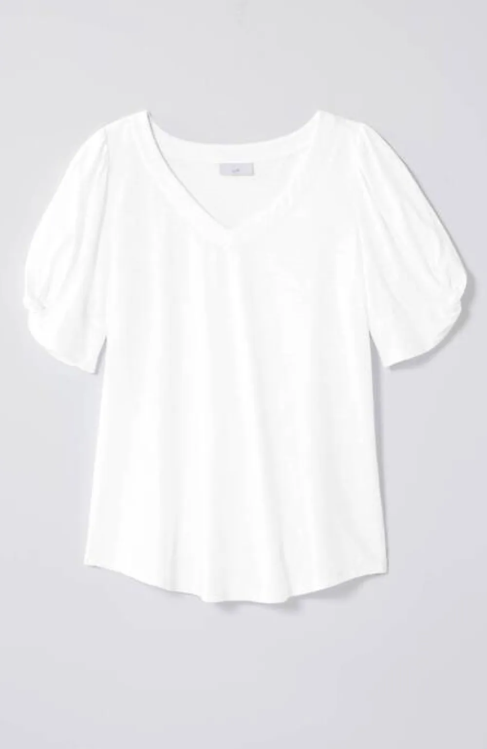 J.Jill Slub-Knit Twist-Sleeve Tee | Jjill-Women Tops & Tees