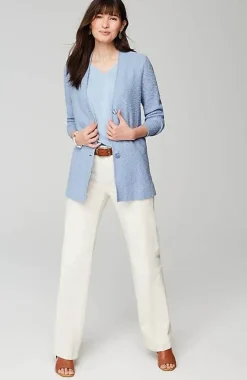 J.Jill Slub-Textured Button-Front Cardi | Jjill-Women Sweaters