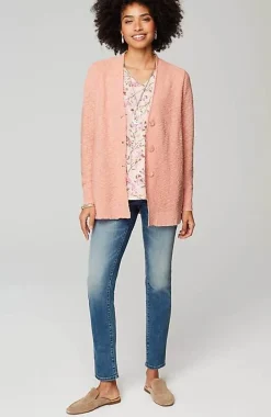 J.Jill Slub-Textured Button-Front Cardi | Jjill-Women Sweaters