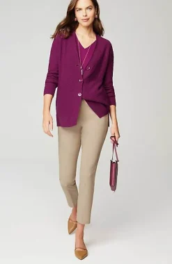 J.Jill Slub-Textured Button-Front Cardi | Jjill-Women Sweaters