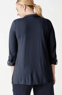 J.Jill Slub-Textured Patch-Pocket Tunic | Jjill-Women Tops & Tees