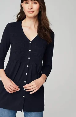 J.Jill Smocked-Bodice Tunic | Jjill-Women Tops & Tees