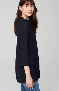 J.Jill Smocked-Bodice Tunic | Jjill-Women Tops & Tees