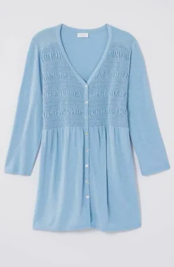 J.Jill Smocked-Bodice Tunic | Jjill-Women Tops & Tees