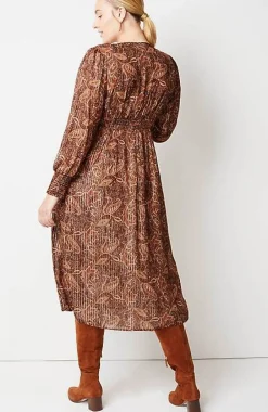 J.Jill Smocked Midi Dress | Jjill-Women Dresses