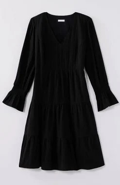 J.Jill Smocked-Sleeves Tiered Dress | Jjill-Women Dresses