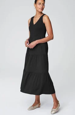 J.Jill Smocked Tiered Midi Dress | Jjill-Women Dresses