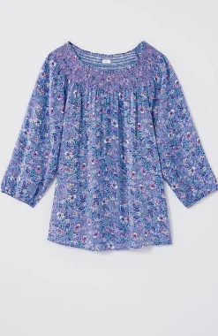 J.Jill Smocked Two-Way A-Line Top | Jjill-Women Shirts & Blouses