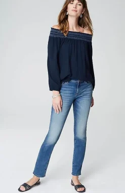 J.Jill Smocked Two-Way A-Line Top | Jjill-Women Shirts & Blouses