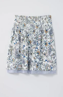 J.Jill Smocked-Waist Layered Skirt | Jjill-Women Skirts