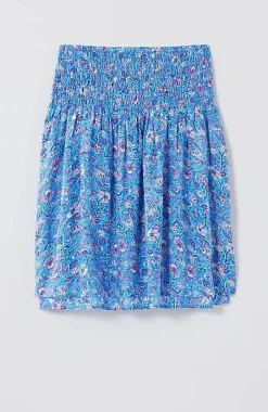 J.Jill Smocked-Waist Layered Skirt | Jjill-Women Skirts
