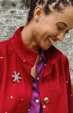 J.Jill Snowflake Pin | Jjill-Women Handbags & Belts