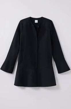 J.Jill Soft-Brushed Flounce-Hem Jacket | Jjill-Women Jackets & Coats