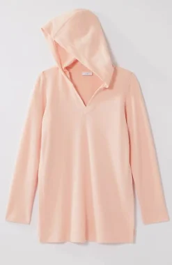J.Jill Soft-Brushed Waffle Hoodie Tunic | Jjill-Women Tops & Tees