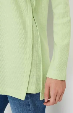 J.Jill Soft-Brushed Waffle Hoodie Tunic | Jjill-Women Tops & Tees