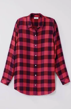 J.Jill Soft Button-Front Plaid Tunic | Jjill-Women Tunics