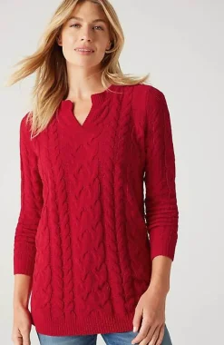J.Jill Split-Neck Chenille Tunic | Jjill-Women Tunics