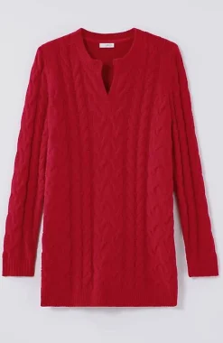 J.Jill Split-Neck Chenille Tunic | Jjill-Women Tunics