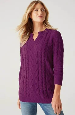 J.Jill Split-Neck Chenille Tunic | Jjill-Women Tunics