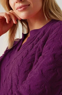 J.Jill Split-Neck Chenille Tunic | Jjill-Women Tunics
