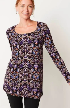 J.Jill Square-Neck Tunic | Jjill-Women Tops & Tees