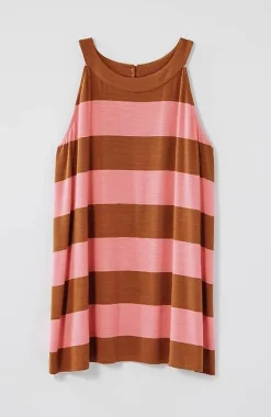 J.Jill Striped A-Line Halter Top | Jjill-Women Tops & Tees