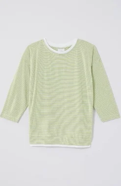 J.Jill Striped Double-Layer Tee | Jjill-Women Tops & Tees