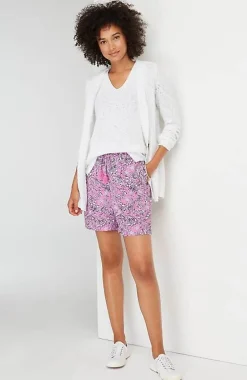 J.Jill Tasseled-Drawstring Pull-On Shorts | Jjill-Women Shorts