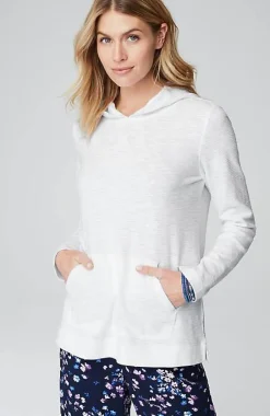 J.Jill Textured-Cotton Hoodie | Jjill-Women Tops & Tees