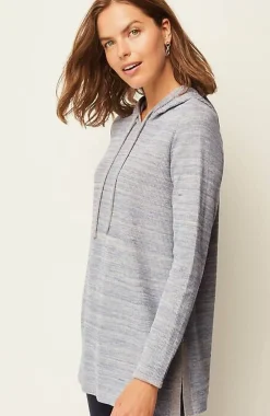 J.Jill Textured Hooded Tunic | Jjill-Women Tops & Tees
