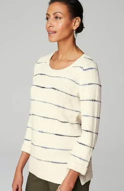 J.Jill Textured 3/4-Sleeve Pullover Sweater | Jjill-Women Sweaters