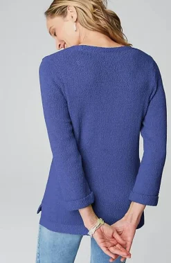J.Jill Textured 3/4-Sleeve Pullover Sweater | Jjill-Women Sweaters