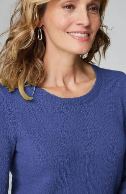 J.Jill Textured 3/4-Sleeve Pullover Sweater | Jjill-Women Sweaters