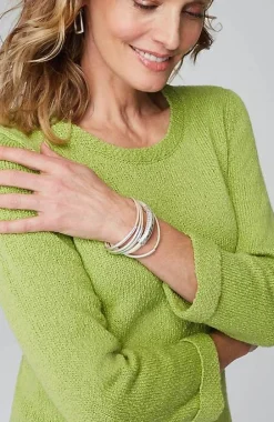 J.Jill Textured 3/4-Sleeve Pullover Sweater | Jjill-Women Sweaters
