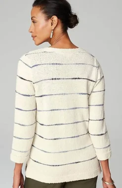 J.Jill Textured 3/4-Sleeve Pullover Sweater | Jjill-Women Sweaters