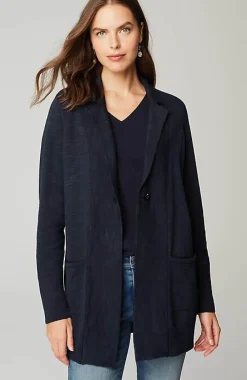 J.Jill Textured Sweater-Jacket | Jjill-Women Sweaters