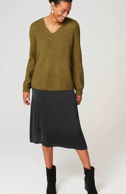 J.Jill Tweed V-Neck Sweater | Jjill-Women Sweaters