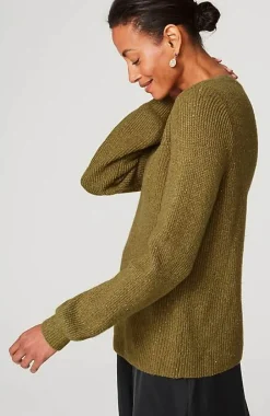 J.Jill Tweed V-Neck Sweater | Jjill-Women Sweaters