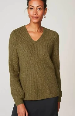 J.Jill Tweed V-Neck Sweater | Jjill-Women Sweaters