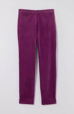 J.Jill Velveteen Stretch Slim-Leg Pants | Jjill-Women Pants & Jeans