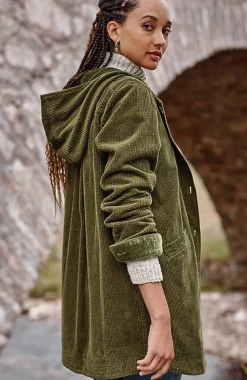 J.Jill Velvet-Hooded Tumble-Cord Jacket | Jjill-Women Jackets & Coats