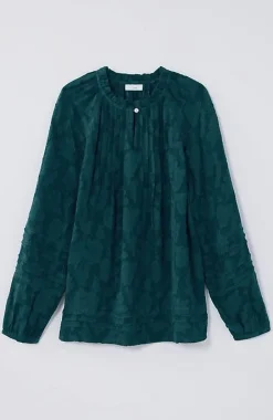J.Jill Ventana Jacquard Popover | Jjill-Women Tops & Tees