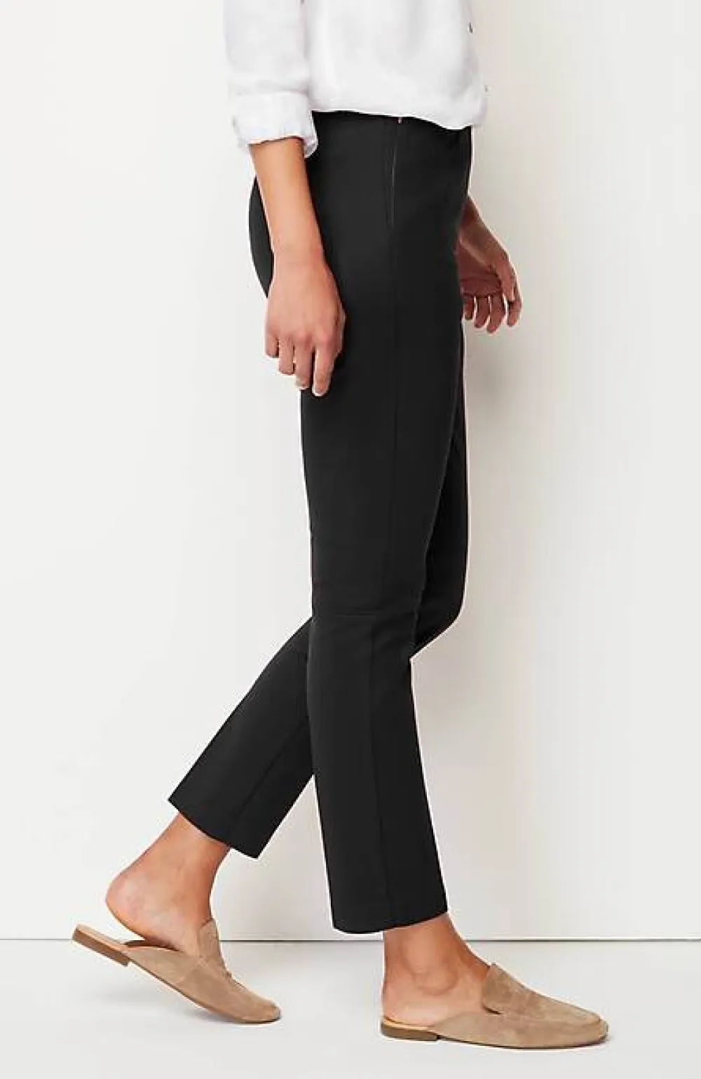 J.Jill Versatile Cotton-Stretch Slim-Leg Pants | Jjill-Women Pants & Jeans