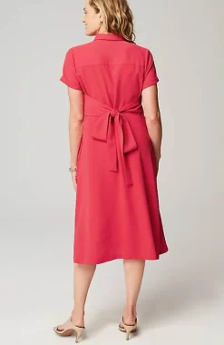 J.Jill Wearever Button-Front Belted Shirtdress | Jjill-Women Dresses