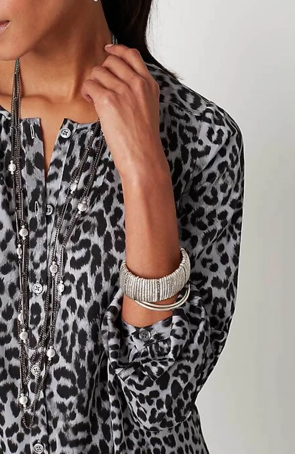 J.Jill Wearever Button-Front Blouse | Jjill-Women Shirts & Blouses