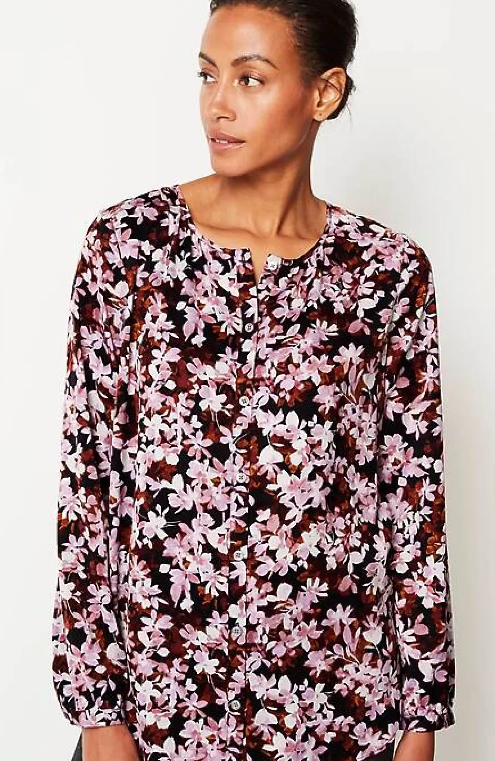 J.Jill Wearever Button-Front Blouse | Jjill-Women Shirts & Blouses
