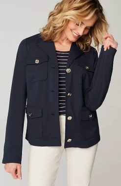 J.Jill Wearever Button-Front Jacket | Jjill-Women Jackets & Coats