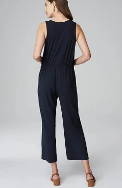 J.Jill Wearever Button-Front Jumpsuit | Jjill-Women Dresses